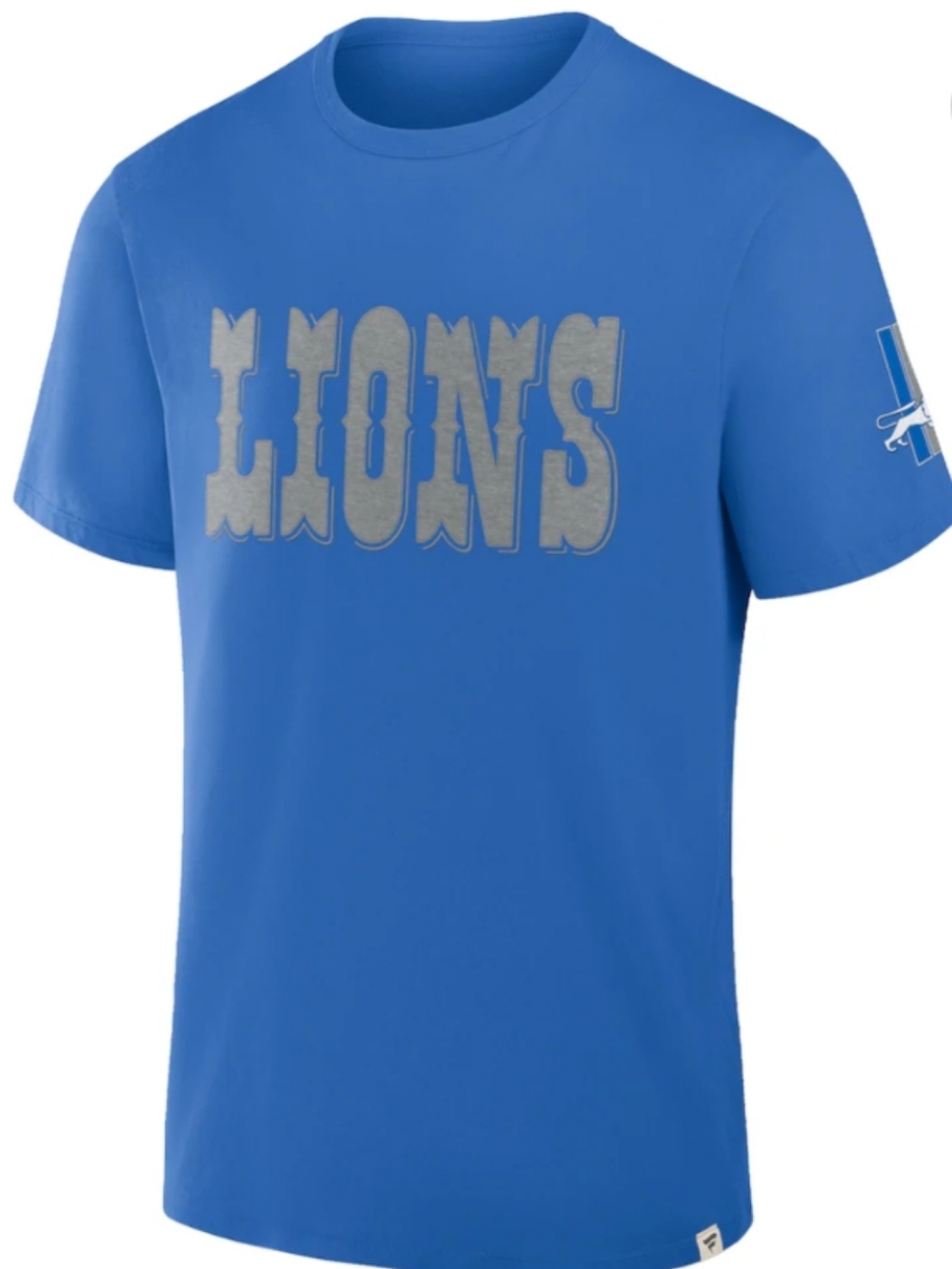 3XL Detroit Lions Fanatics Elevated Classic Legacy T-Shirt - Blue
